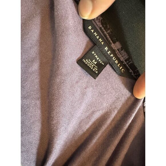 Banana Republic‎  Faux Wrap Pencil Dress M Stretchy Whimsigoth Dark Fairy core - Picture 6 of 6